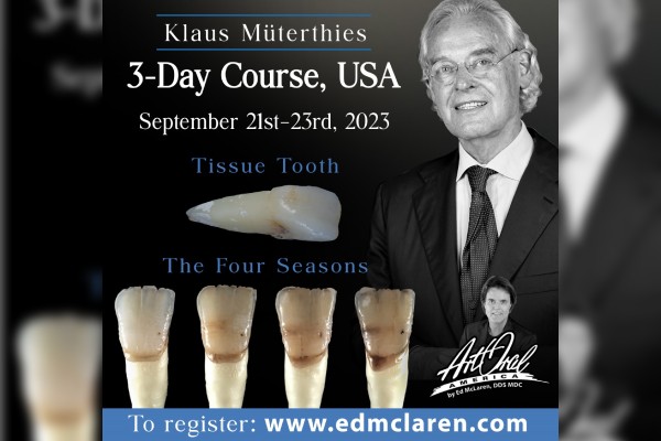 The 4 Seasons and Upper Central and Upper Molar on tissue with roots (3 Day Course)
